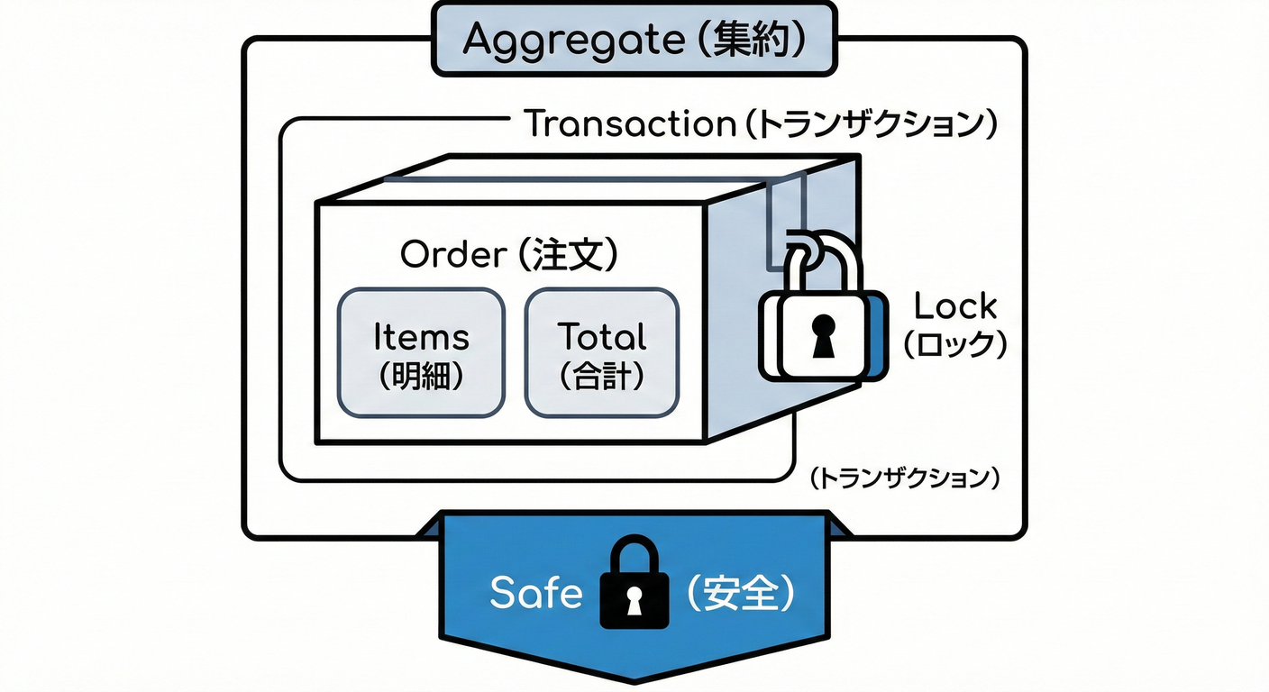 集約と境界のイメージ