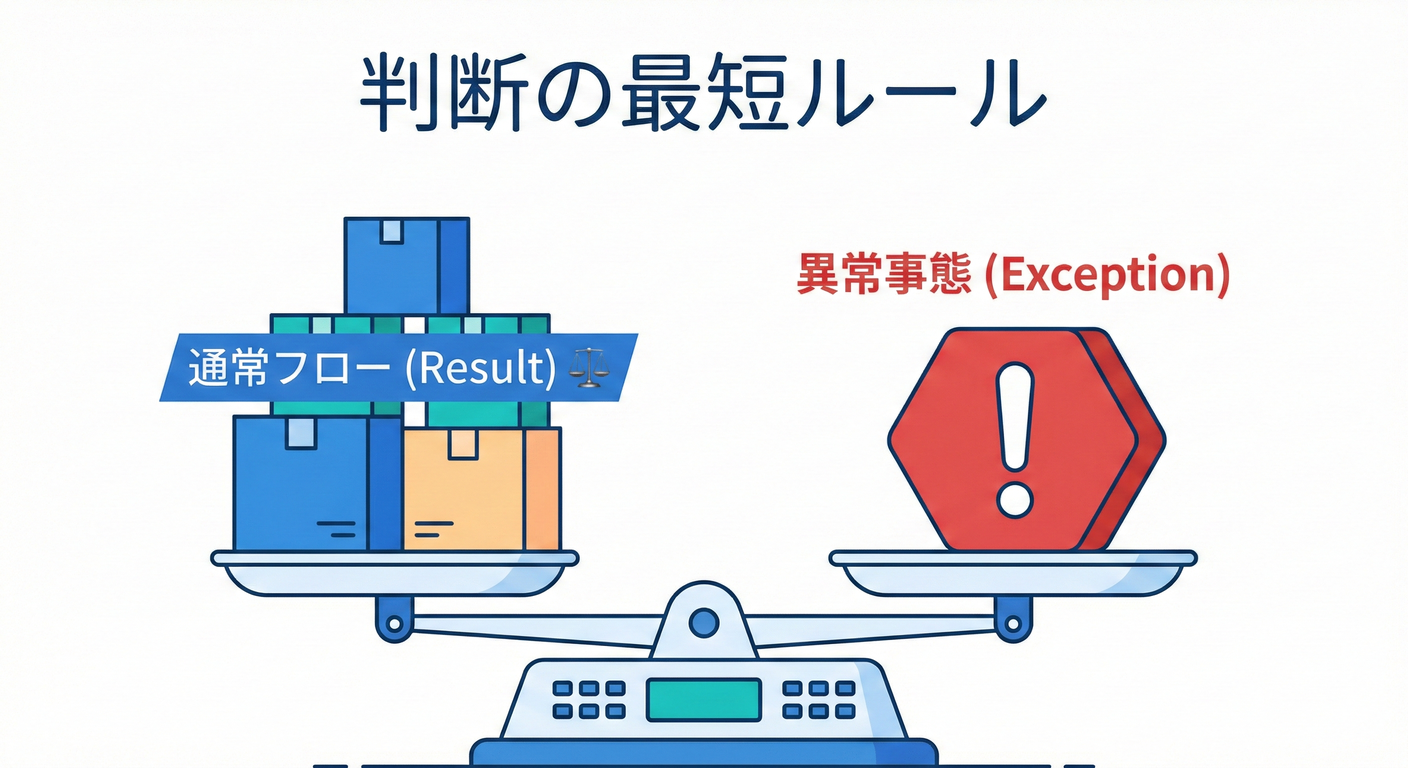 Exception vs Result Balance