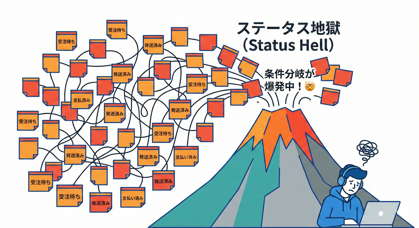 ステータスの火山