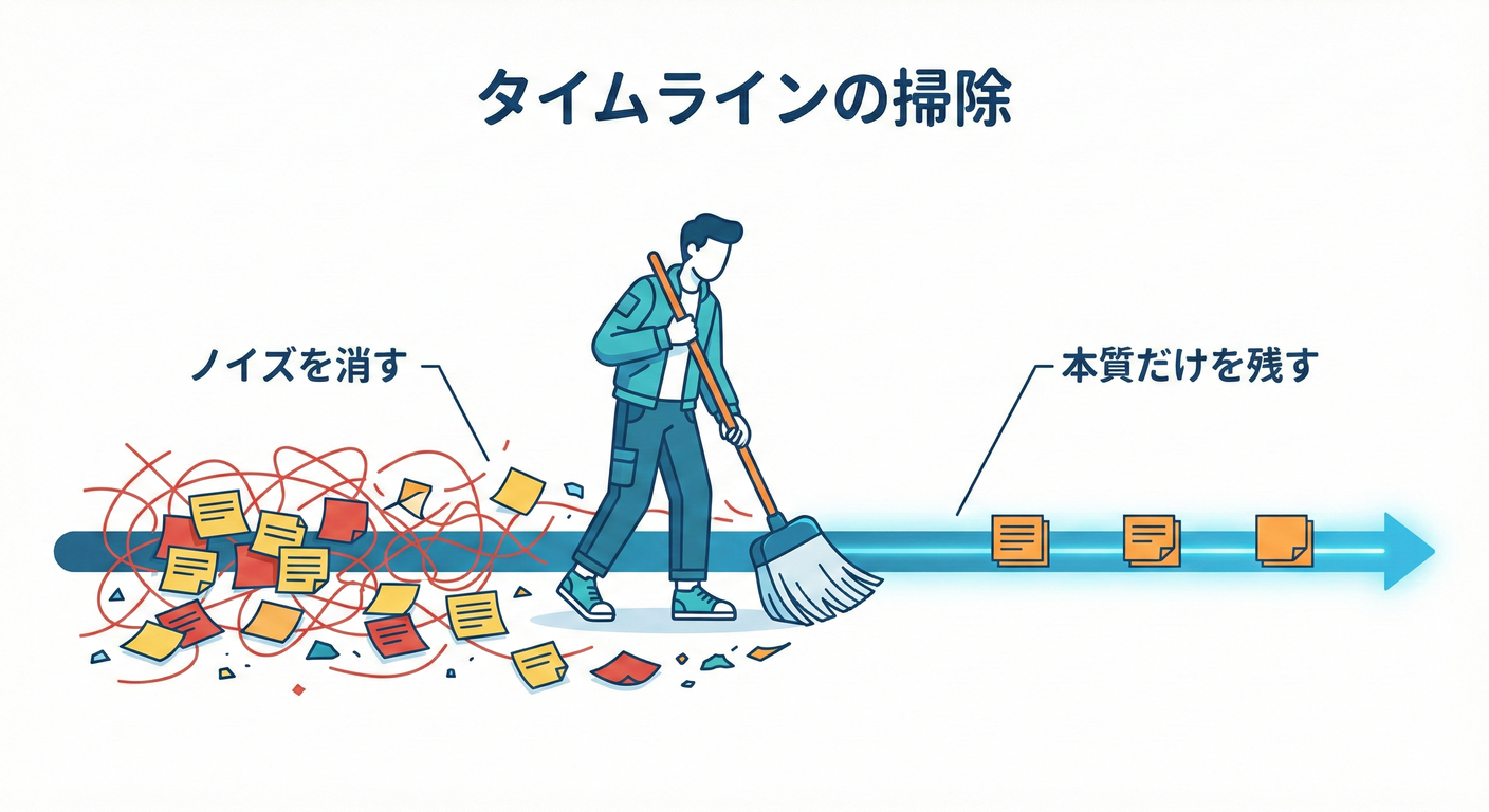タイムラインの掃除