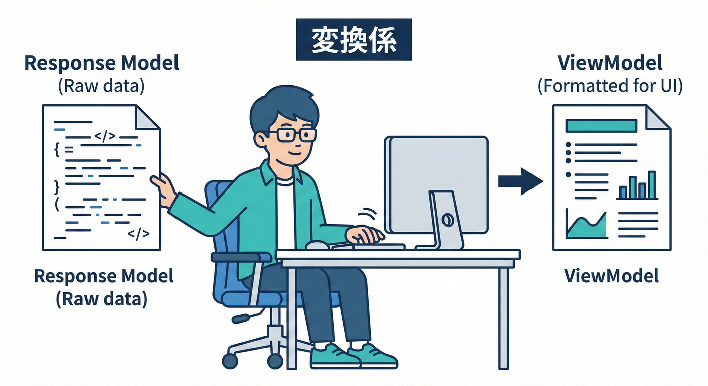 Presenterの変換イメージ