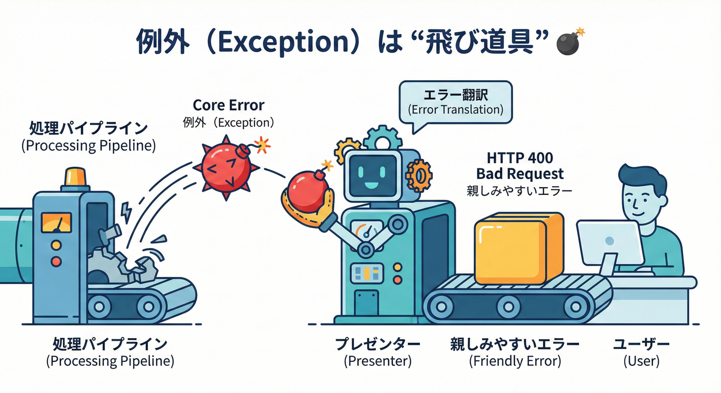 エラー翻訳の流れ