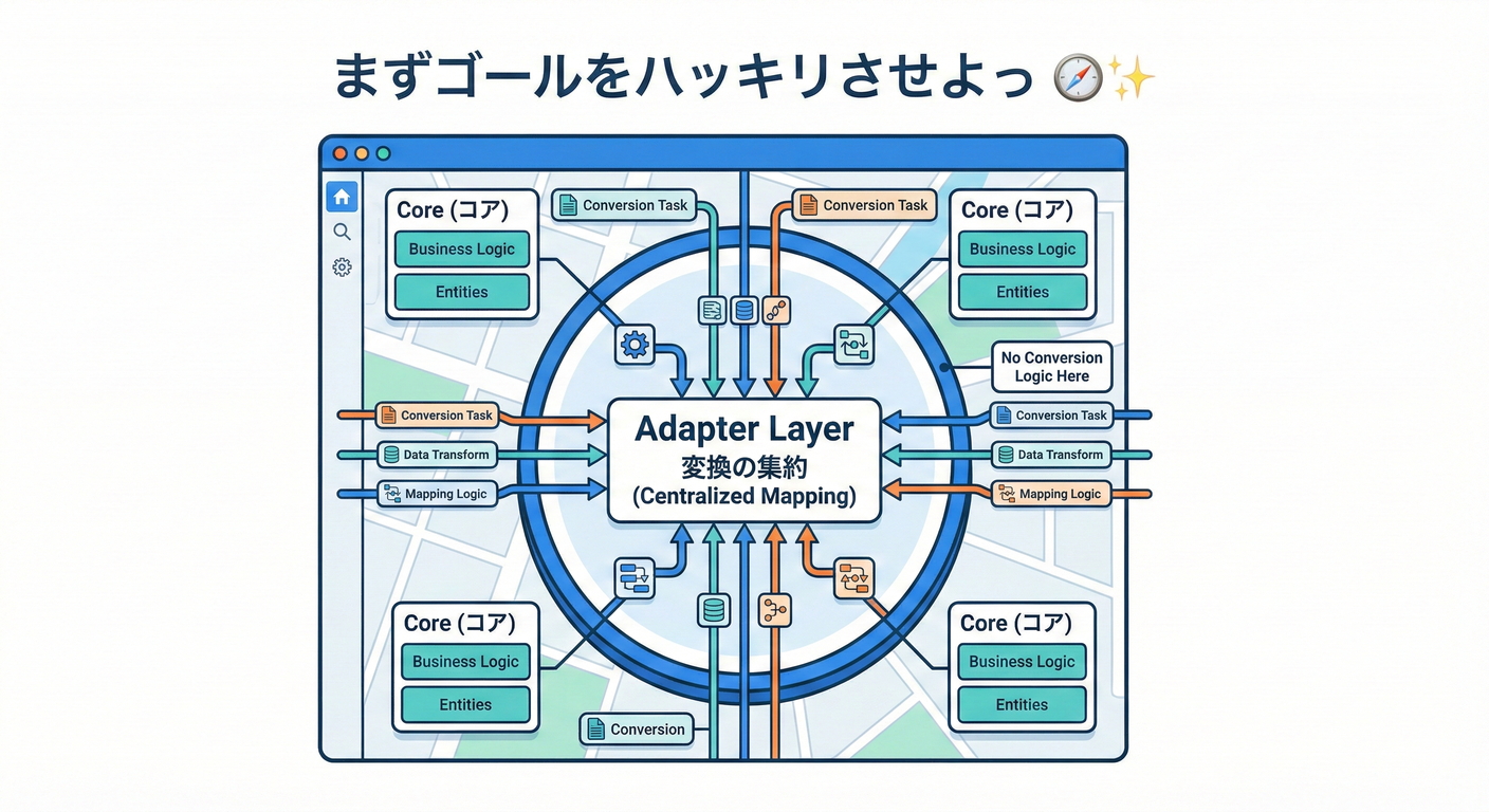 変換の集約 (Centralized Mapping)