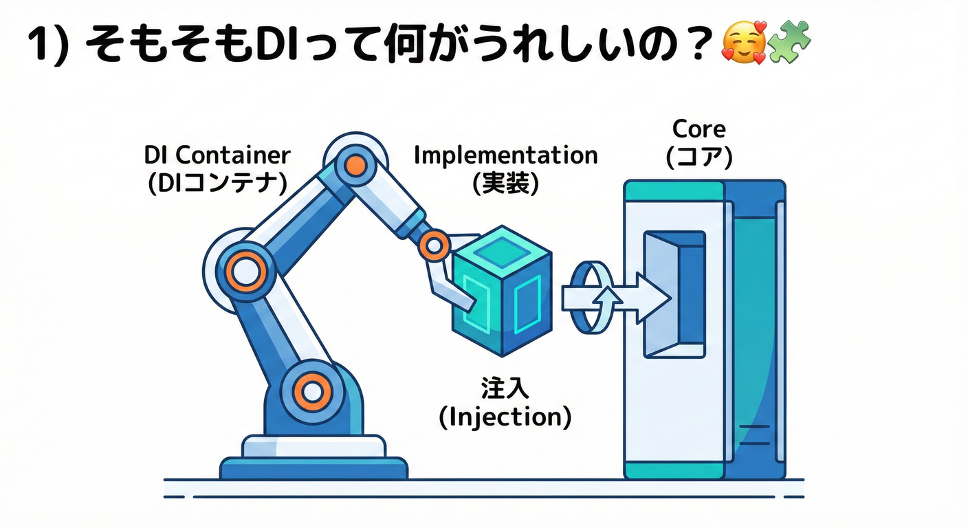 DIによる依存注入 (Dependency Injection)