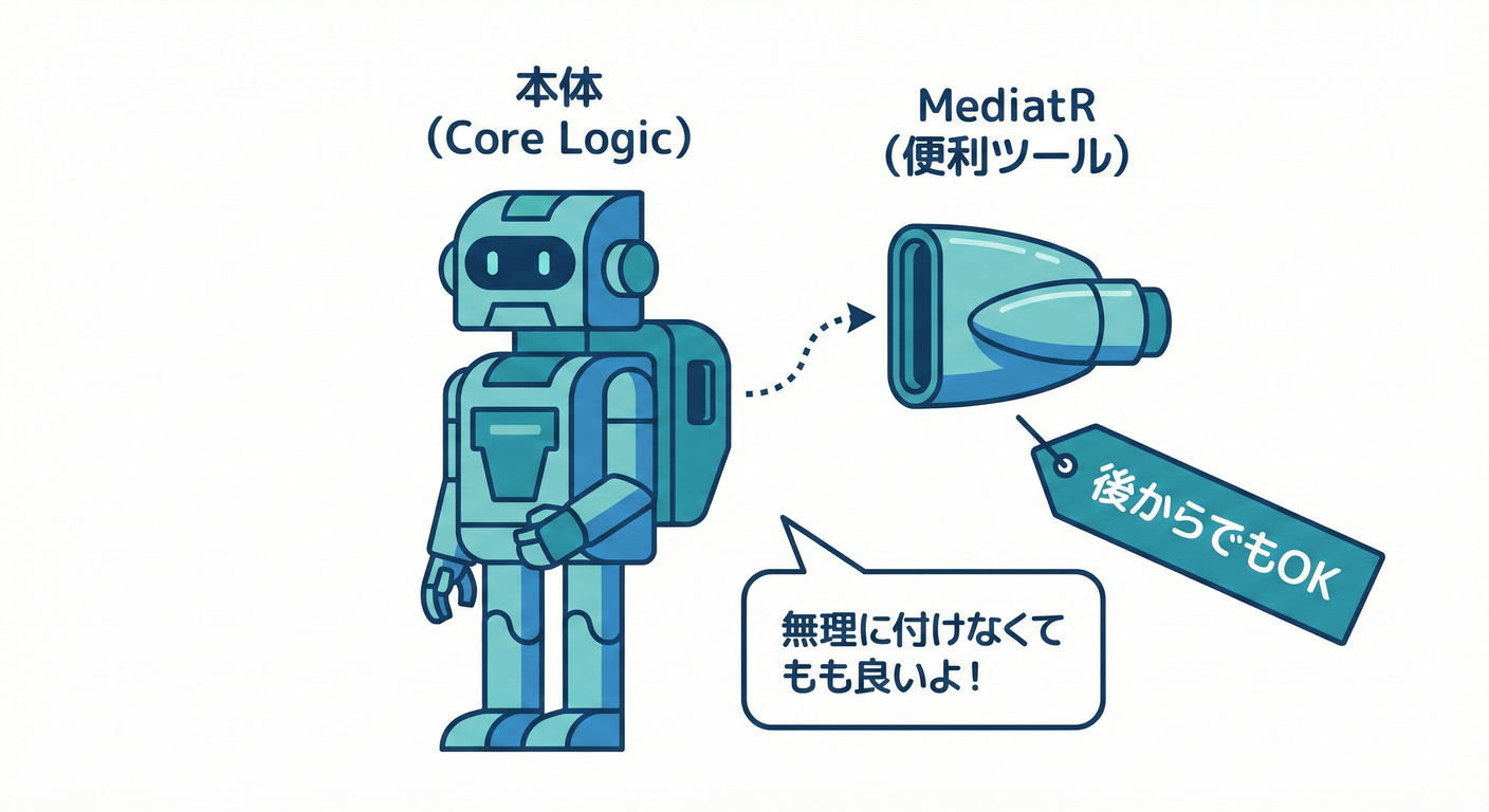 An optional booster module.