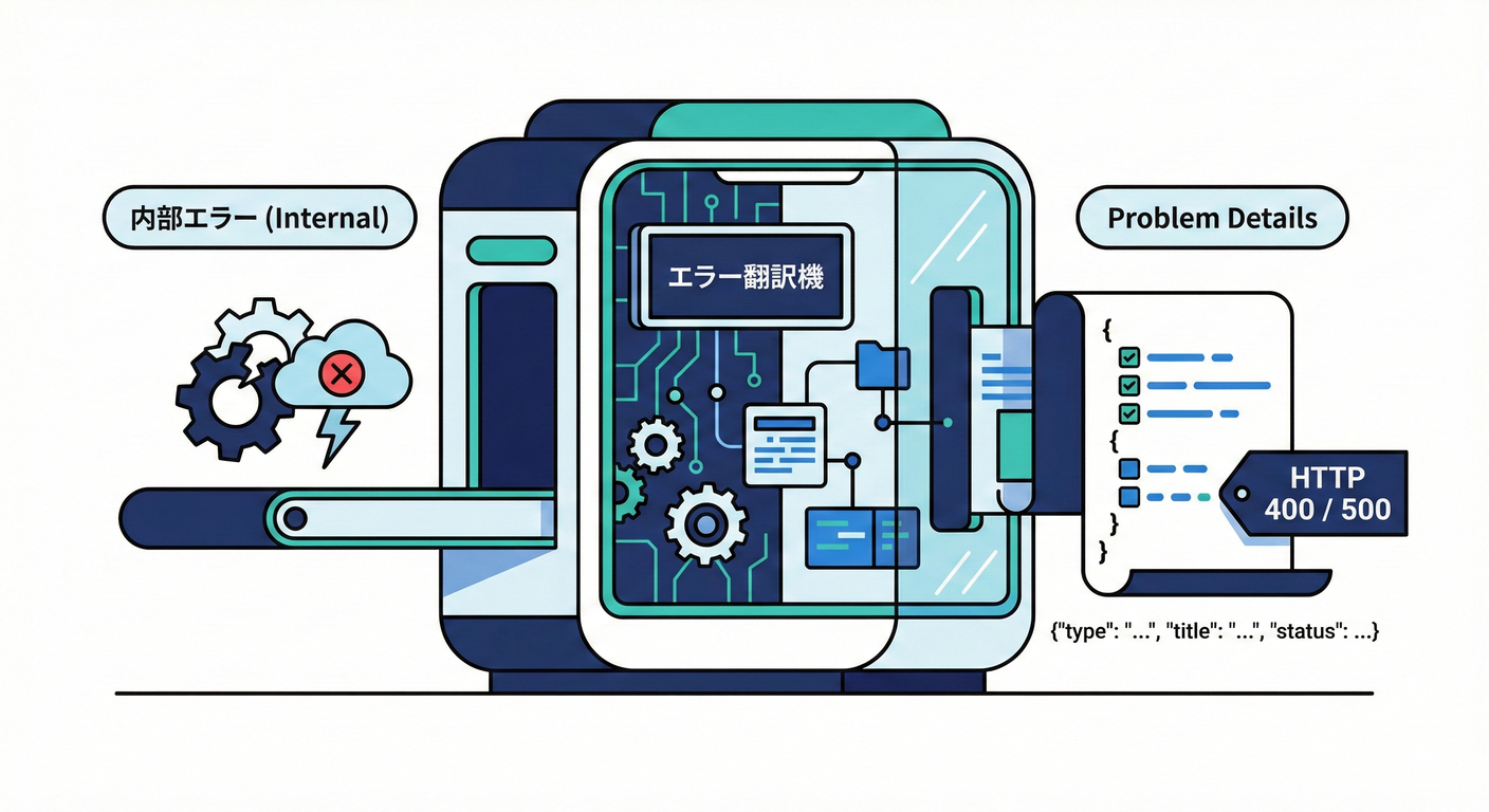 エラーの翻訳コンシェルジュ：ドメインエラーをHTTPやUIに変換する