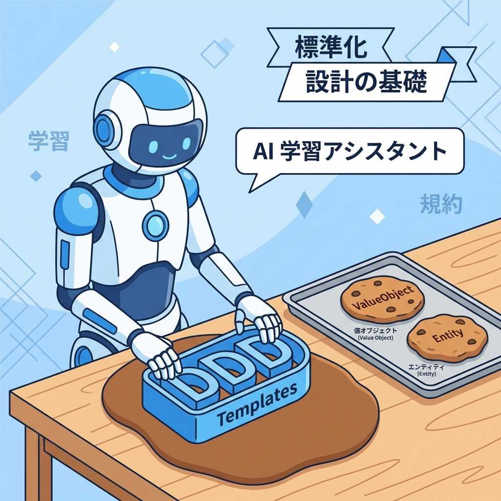 AIに「DDDのパーツ」を生成させるための指示テンプレート