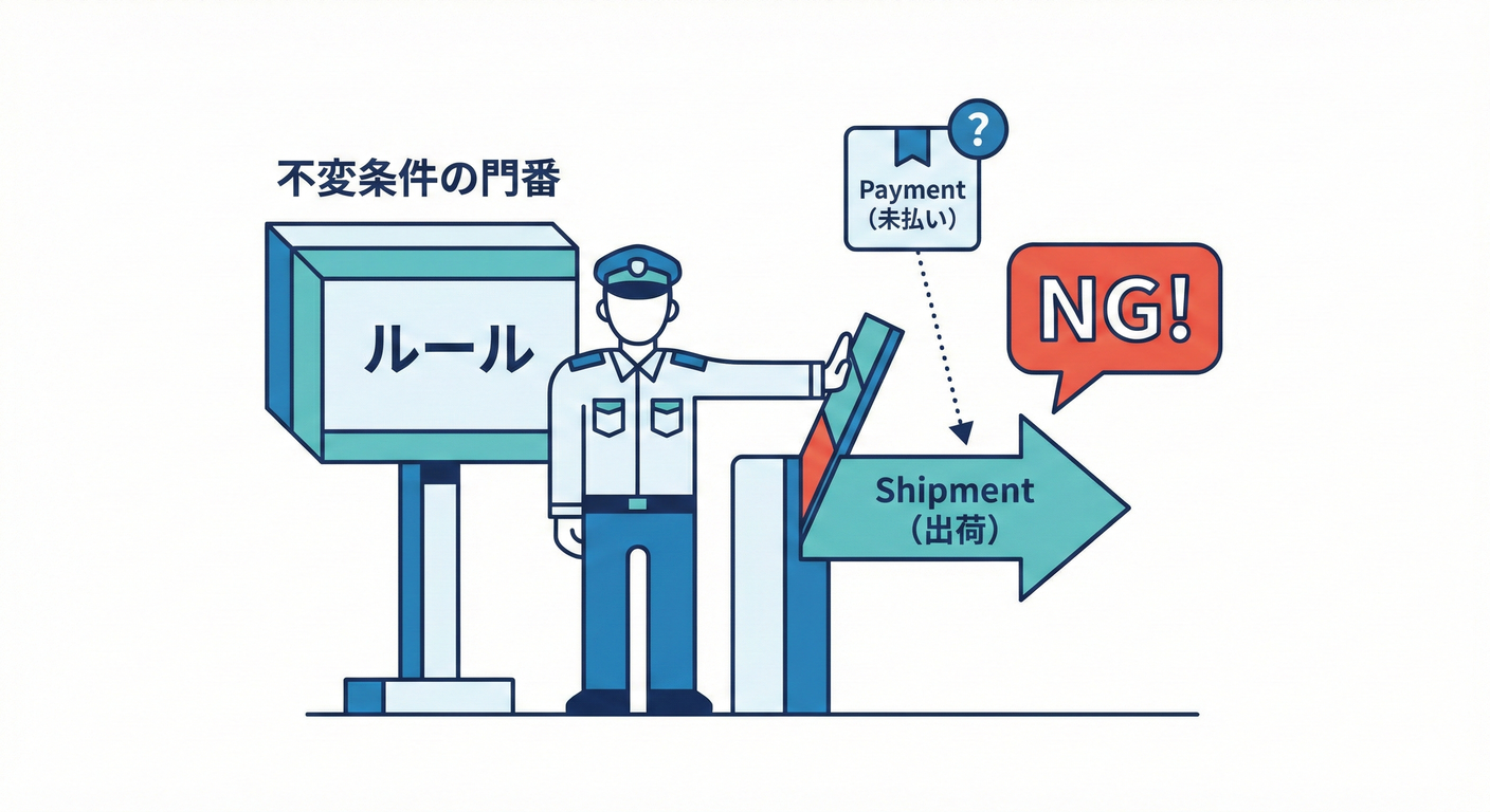 不変条件の門番