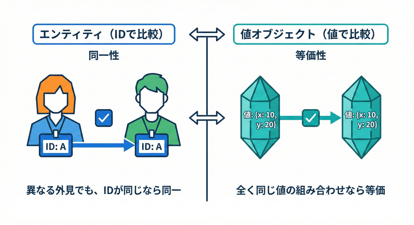 エンティティの同一性