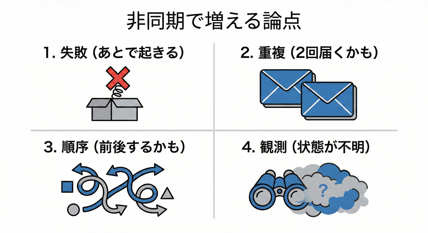 非同期処理の4つの課題