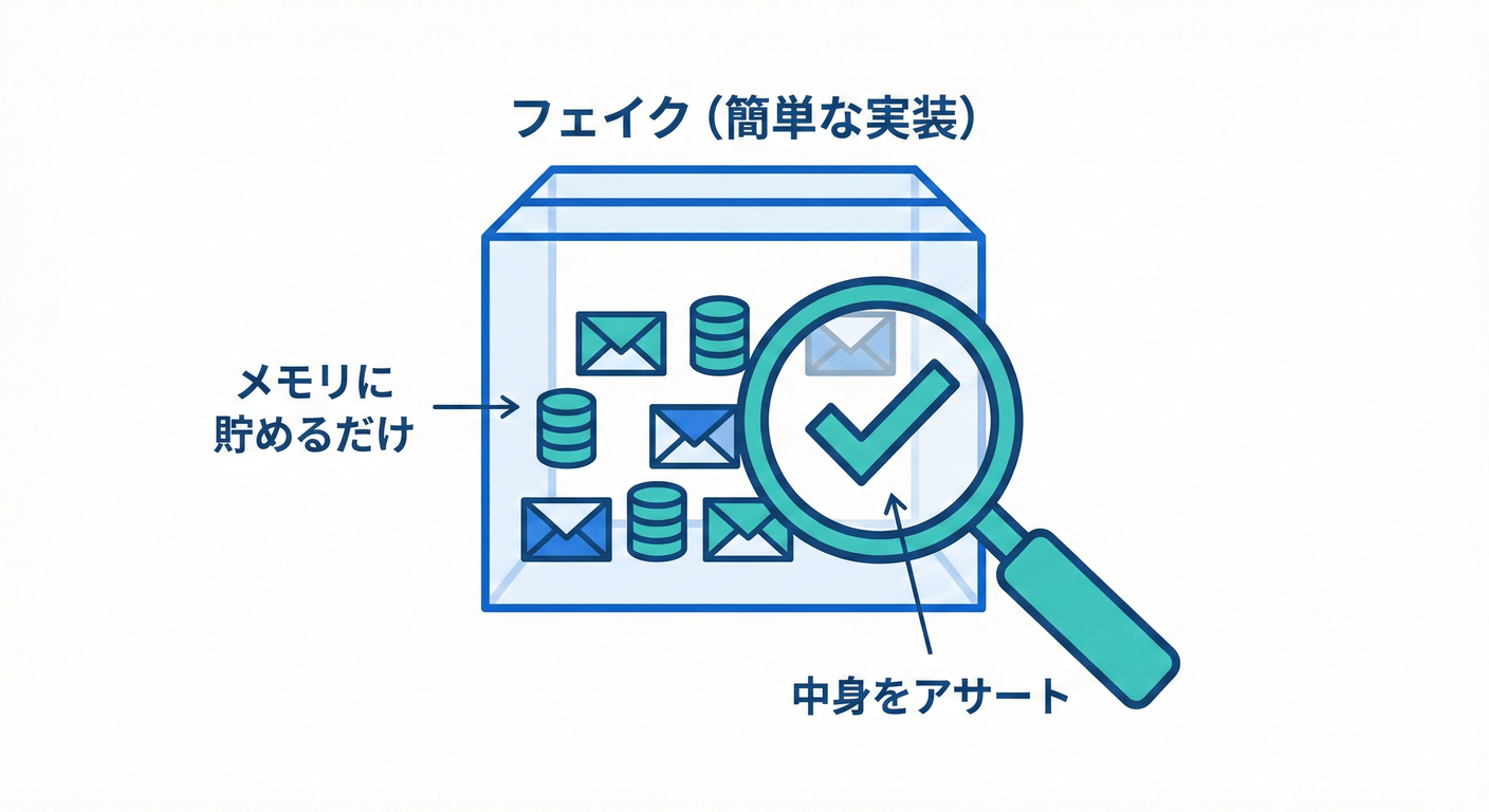 フェイクオブジェクトの活用