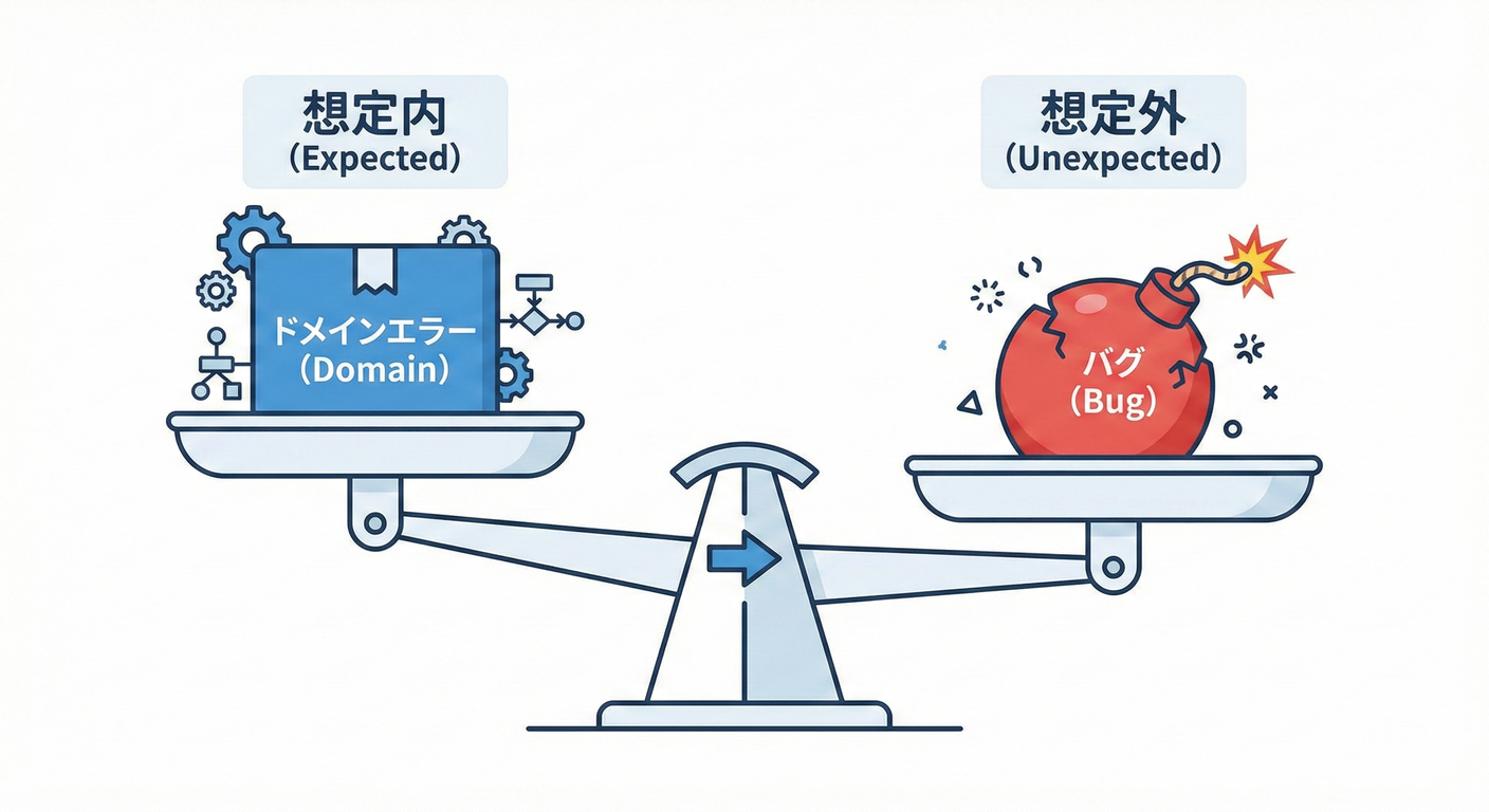 想定内と想定外の天秤