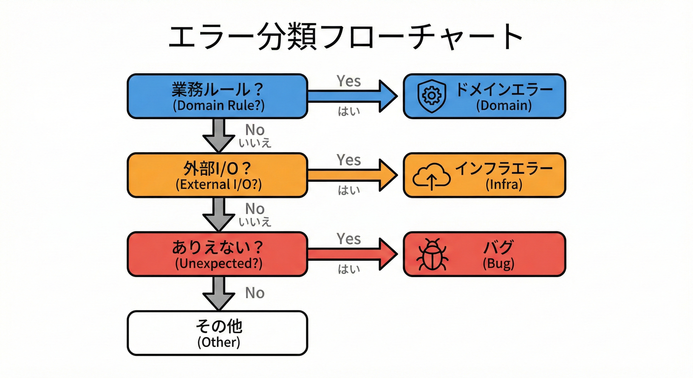 分類フローチャート