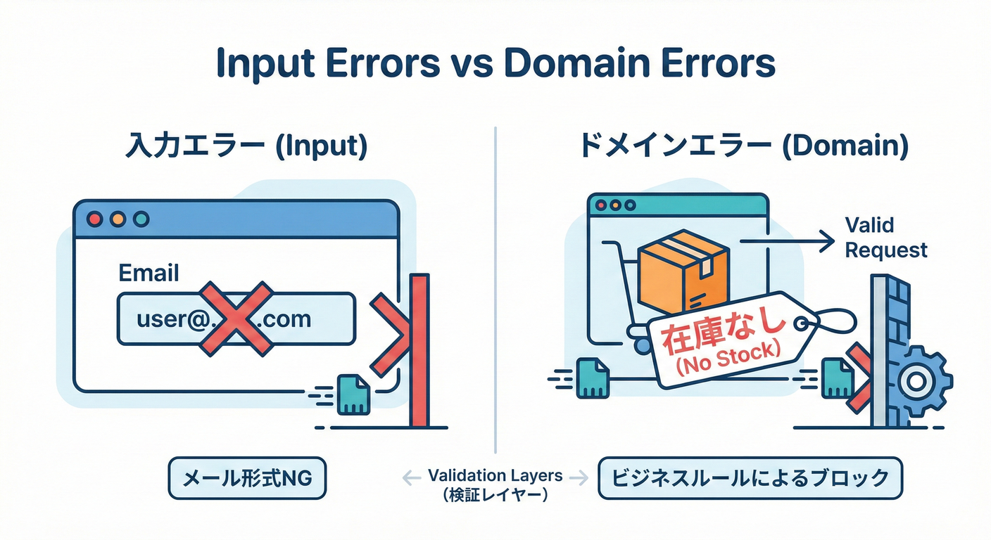 Input Error vs Domain Error