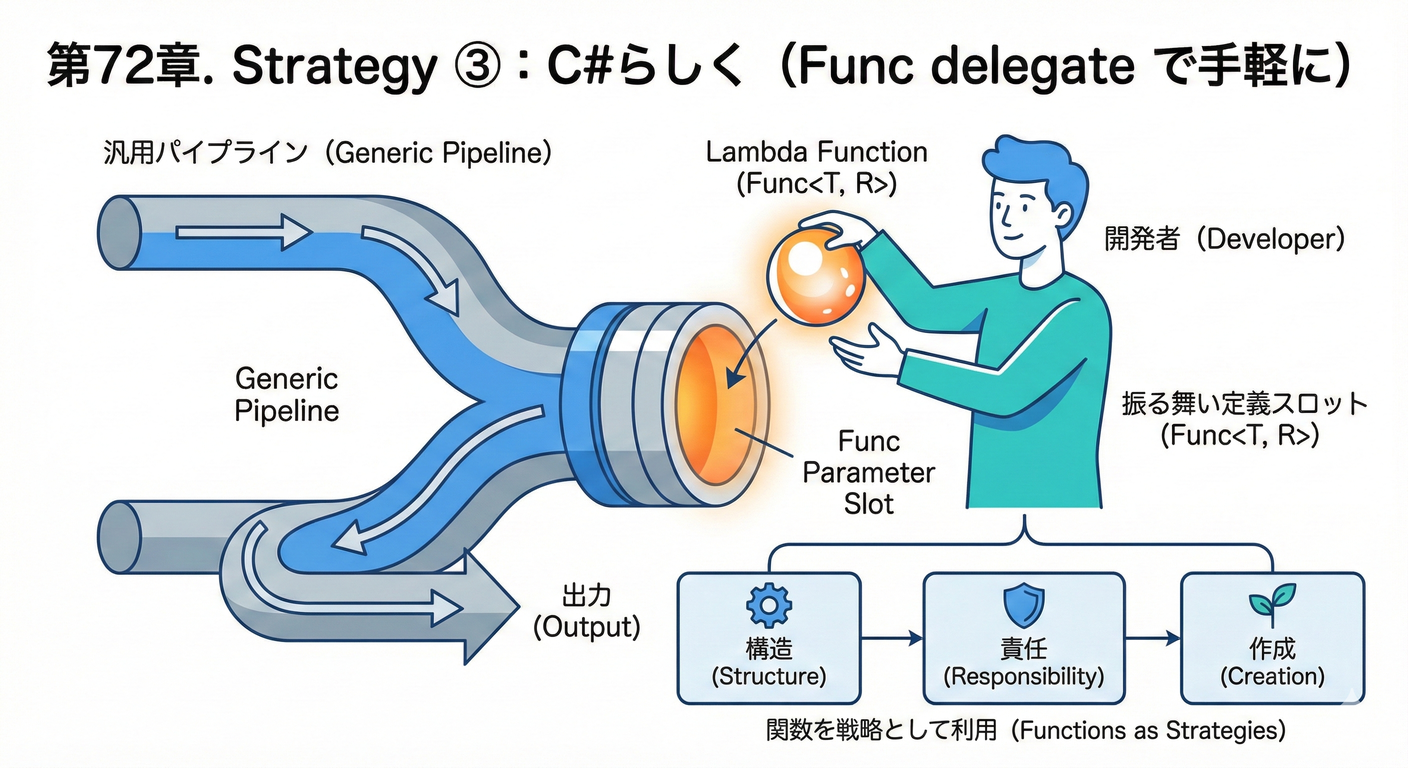 Funcデリゲートによる手軽なStrategyパターン
