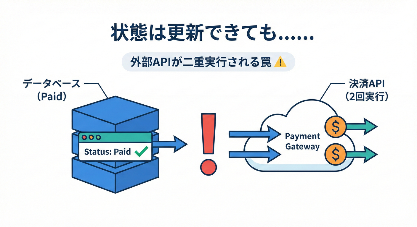 外部APIの二重実行