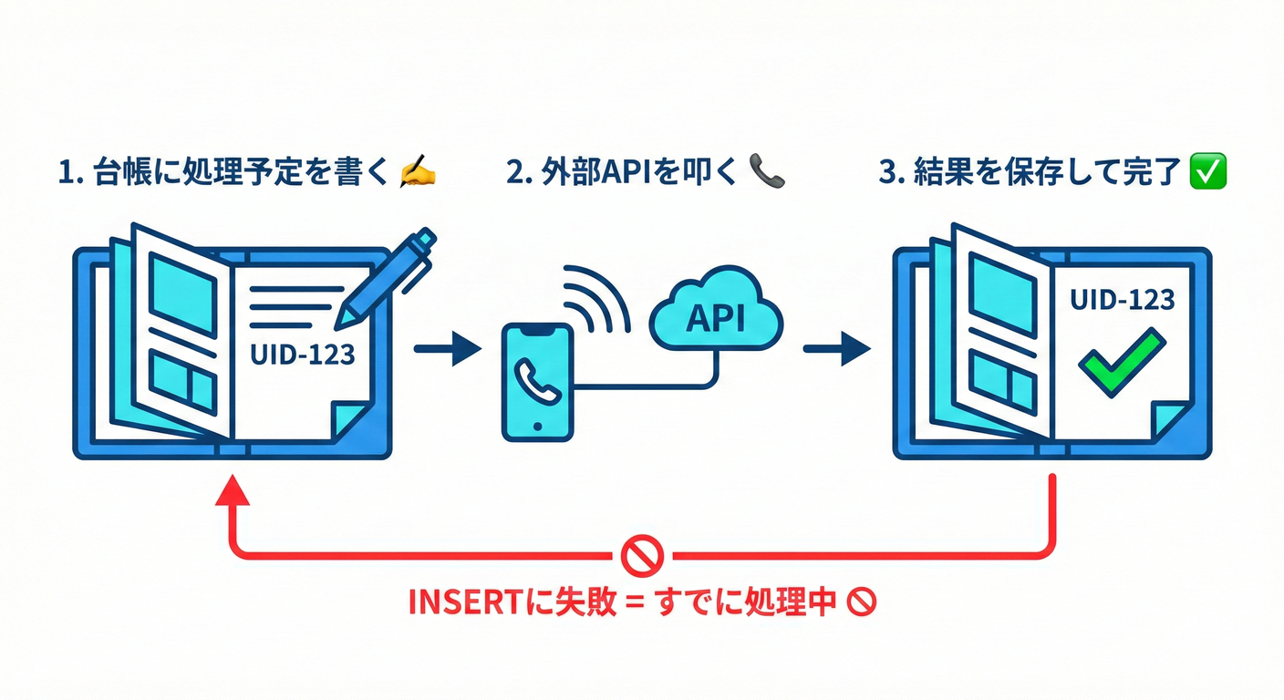 呼び出し台帳の仕組み