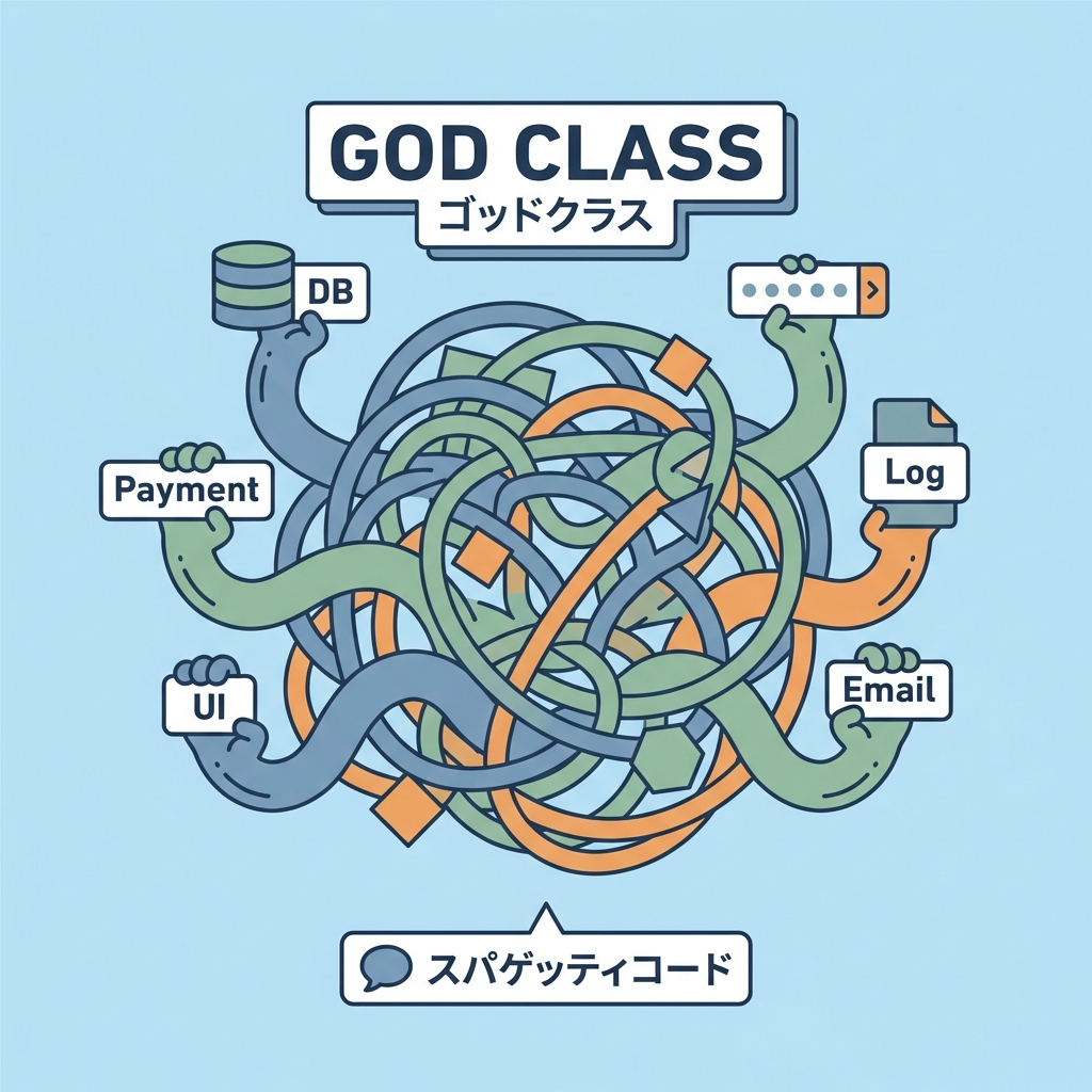 ゴッドクラス（スパゲッティコード）の悪夢