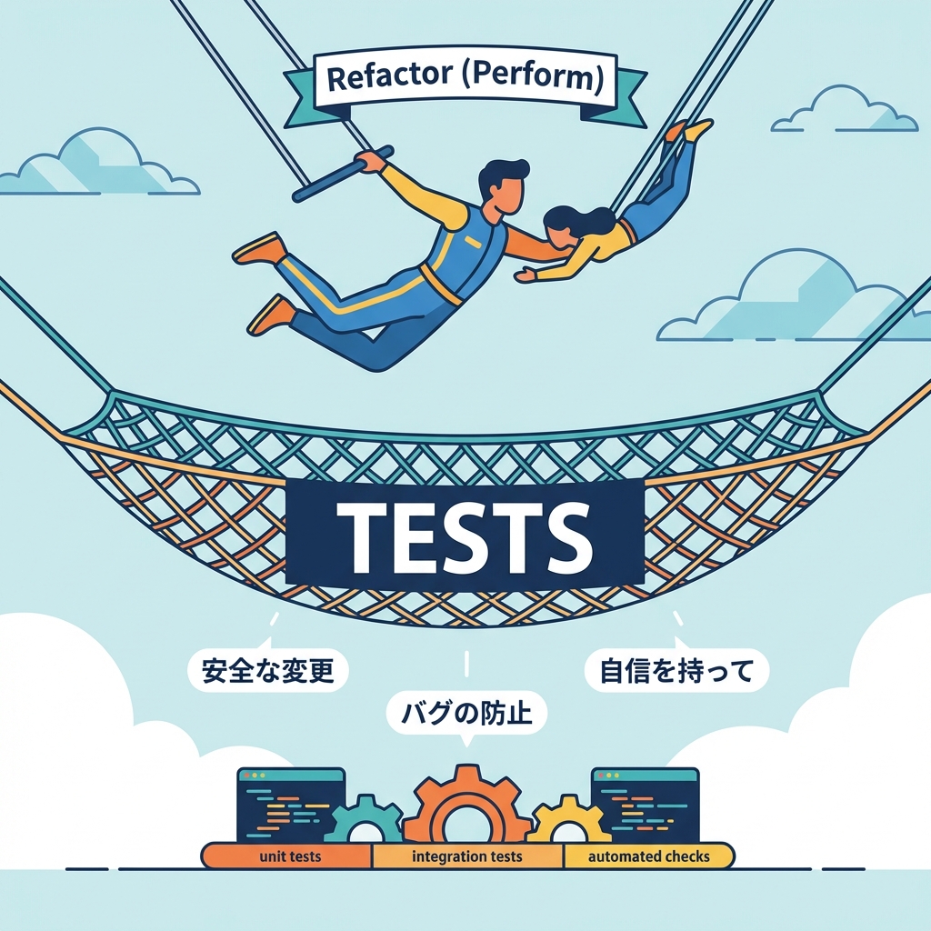 安全ネットとしてのテスト