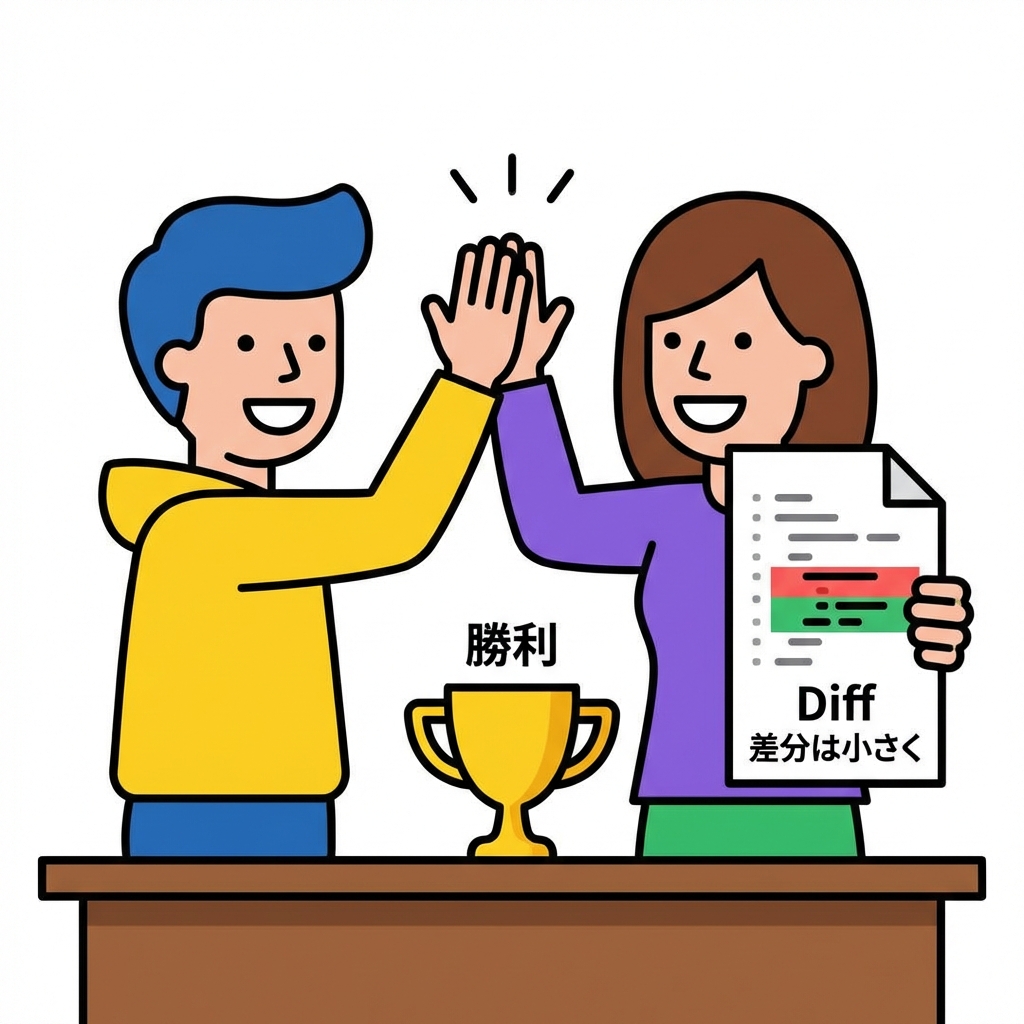 Small Diff = Victory